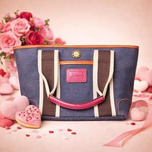 COACH Vintage Hampton Mini Tote | Blue Denim | EUC | MSRP ~$198